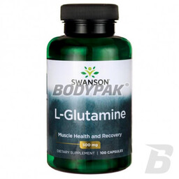 Swanson L-glutamina 500mg 100 kaps