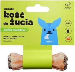 Brit AZANKI Kość z insektami i miętą MINI