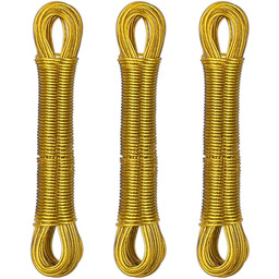 Relaxdays Linka do prania zestaw 3 sztuk, 20