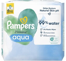 PAMPERS Chusteczki nawilżane Harmonie Aqua (288 szt.)
