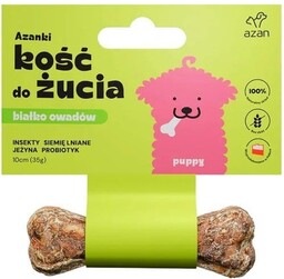 Brit AZANKI Kość z insektami i probiotykiem PUPPY