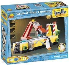 Cobi 26081 Pingwiny z Madagaskaru Grab-A-Fish Factory