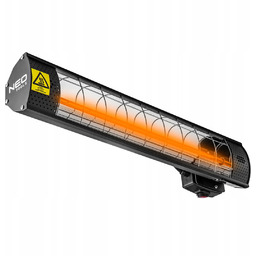 Promiennik 2000W, IP65, element grzejny golden halogen lamp