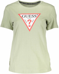 GUESS JEANS T-SHIRT Z KRÓTKIM RĘKAWEM ZIELONY