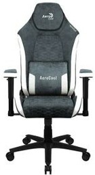 Aerocool CROWN AeroSuede Gamingowy do 150kg Tkanina Steel