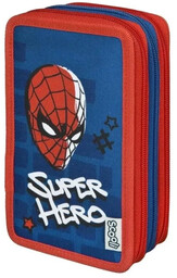 Piórnik potrójny z wyposażeniem Spider-Man - Cass film