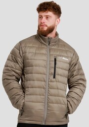 GymBeam Męska kurtka Puffer Vetiver/Black