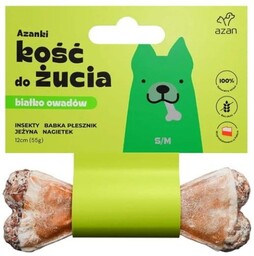 Brit AZANKI Kość z insektami i jeżyną S/M