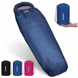 ŚPIWÓR MUMIA ULTRALEKKI 3 4 PORY ROKU KOMPAKTOWY