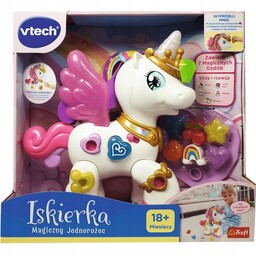 Iskierka Magiczny Jednorożec Vtech 3 warianty zabawy Interaktywny