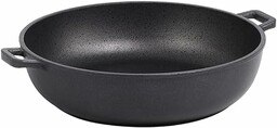 DeBuyer 8313.36 garnek do smażenia, stal nierdzewna, czarny,