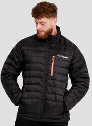 GymBeam Męska kurtka Puffer Black/Orange