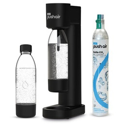 DAFI Saturator Pushair Czarny + 2 butelki Butelka