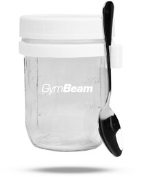 GymBeam Kubek śniadaniowy White 350 ml