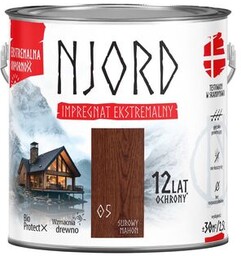 Impregnat ekstremalny surowy mahoń 2,5 l Njord