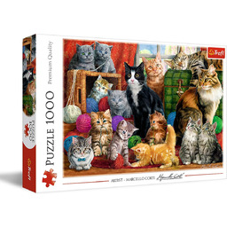 Puzzle 1000 elementów Kocie Spotkanie dla dorosłych