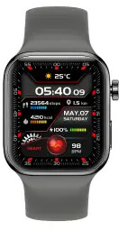 Yaxo TAMPA Funkcje AI Titanium 46mm GPS Srebrny