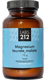 LABS212 Magnesium taurate, malate Proszek, 94 g