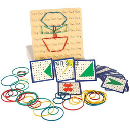Geoboard - kształty z gumek