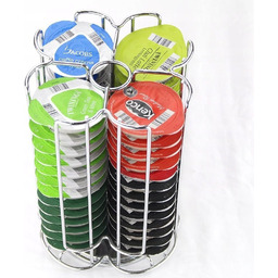 Obrotowy stojak na kapsułki Tassimo 52 szt. chromowany