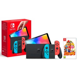 Nintendo Switch OLED Czerwono-niebieski + Super Mario RPG