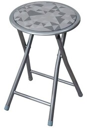 PATIO Taboret składany 47520 Flower Szary