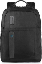 Piquadro Unisex Pc 15,60" plecak, czarne, Taglia unica,
