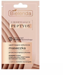Bielenda Ujędrniające peptydy, ujędrniająco-odżywcza maseczka przeciwzmarszczkowa, 8g