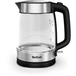 Czajnik TEFAL KI700830 INOX GLASS transparentny czarny
