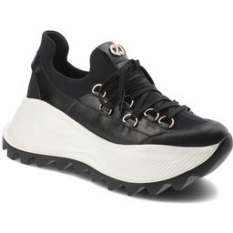 Czarne Sneakersy Carinii Modne Obuwie Damskie