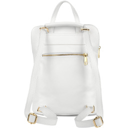 Skórzany plecak damski torba 2w1 elegancki A4 włoski