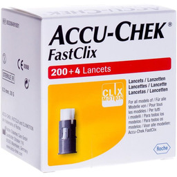 Accu-Chek, FastClix, Lancety, 200+4 sztuki