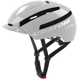 Cratoni Unisex  kask C-Loom dla dorosłych, srebrny,