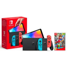 Nintendo Switch OLED Czerwono-niebieski + Super Mario Odyssey