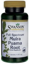 Swanson Muira Puama Root Drzewo potencji 90 kaps.