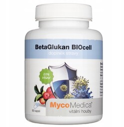 MycoMedica - BetaGlukan BIOcell - Suplement diety zawierający
