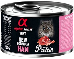 ALPHA SPIRIT Karma dla kota Protein Ham 200