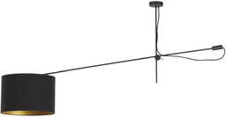 Nowodvorski Nowoczesna lampa sufitowa Viper 6641 abażurowa czarna