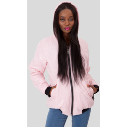 KRÓTKA PIKOWANA PRZEJŚCIOWA KURTKA DAMSKA