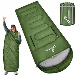 ŚPIWÓR 3 4 SEZONOWY DLA DOROSŁYCH PRZENOŚNY WODOODPORNY