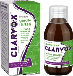 Clarvox Syrop na gardło i krtań dla dorosłych