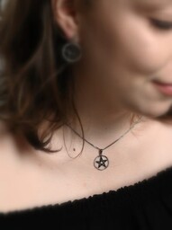 Pentagram mały - zawieszka srebrna