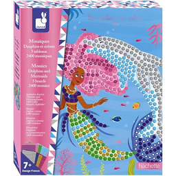 Janod - Dolphins and Mermaids Mosaics Set -