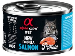 ALPHA SPIRIT Karma dla kota Protein Salmon 200
