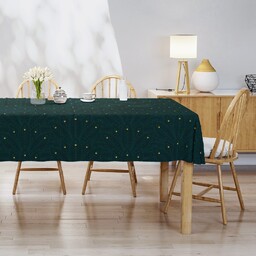 Detexpol Obrus na stół 140x240 zielony liście 3983