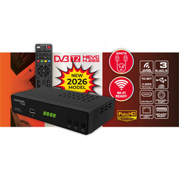 Dekoder odbiornik telewizji naziemnej DVB-T2 Hevc multimedia Usb