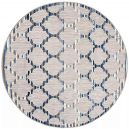 Dywan okrągły zewnętrzny ED33A Patio FGA gray
