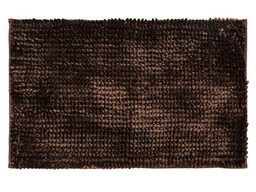 Mata łazienkowa Ella micro ciemnobrązowa, 50 x 80