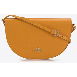 Damska saddle bag ze skóry o fakturze lizard