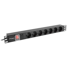 Lanberg Listwa zasilająca Rack PDU 19" 1U 10A